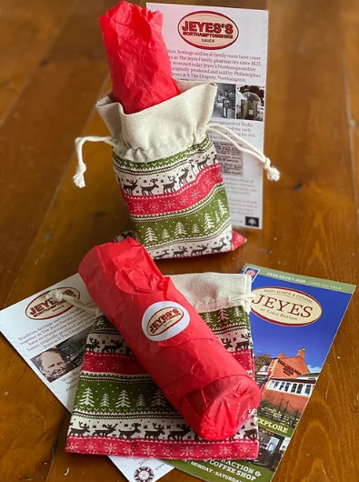 Jeyes's Northamptonshire Sauce in a gift bag